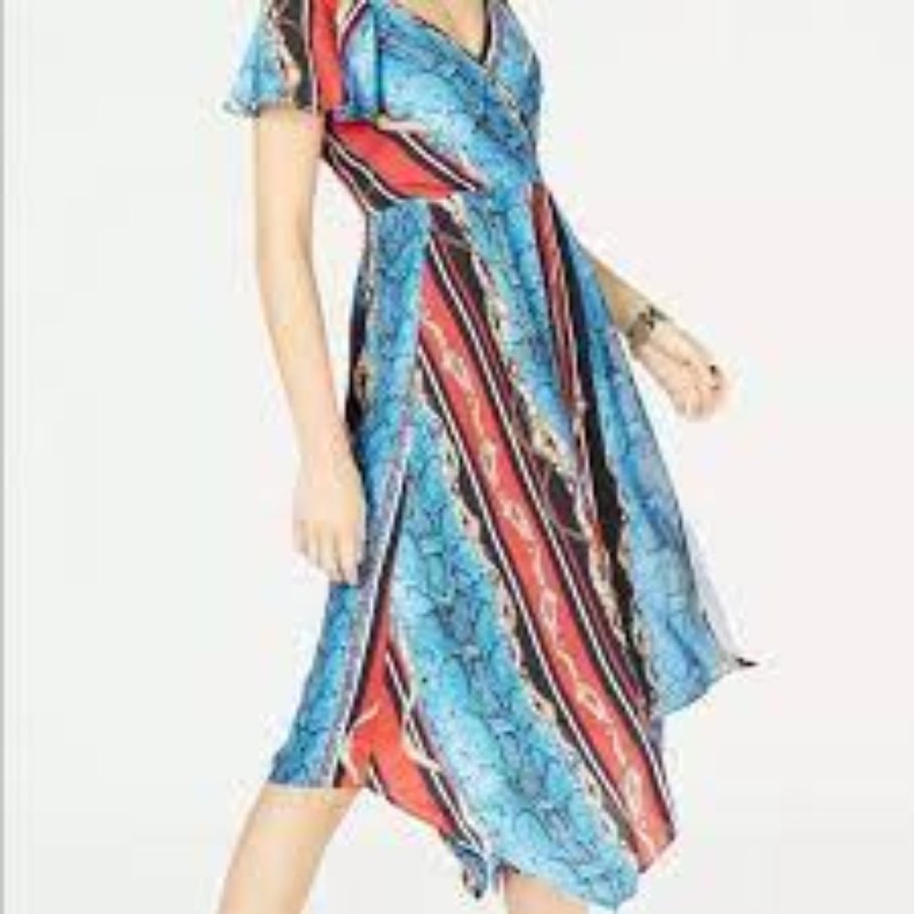 International Concept Handkerchief Dress Size 4